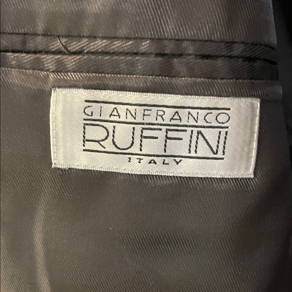 Elegant Brown Faux Suede Men's Blazer - Picture 2 of 7